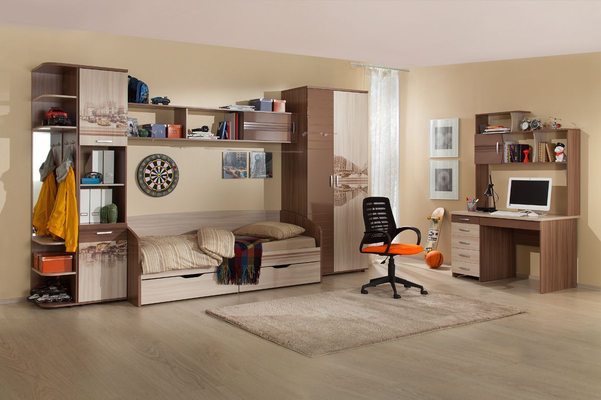 модульная мебель для комнаты подростка
