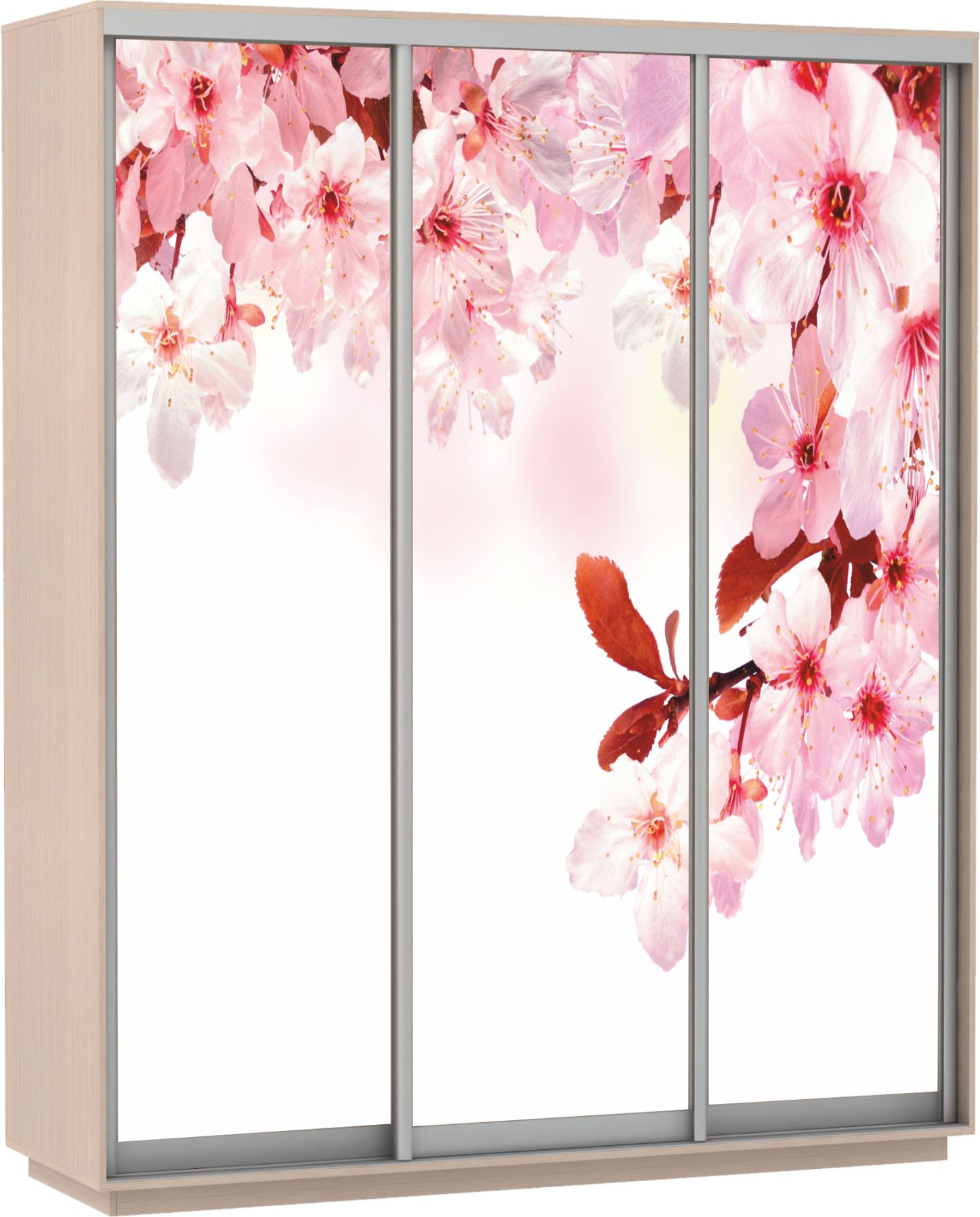 фотопечать сакура на шкаф купе